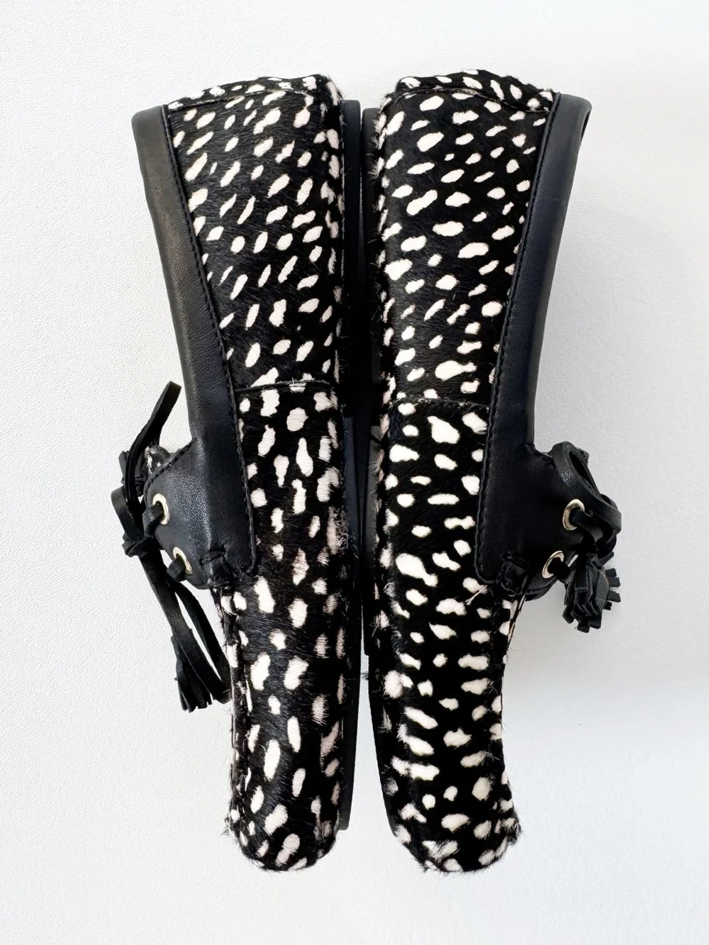 J Crew Driving Loafers in Printed Calf Hair | 6